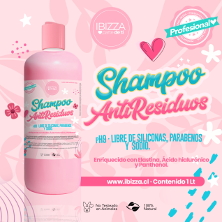 SHAMPOO ANTI-RESIDUOS pH 9 PRE ALISADO