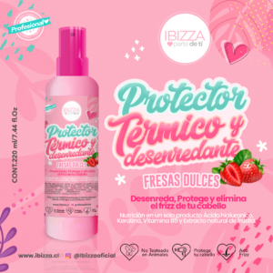 SPRAY PROTECTOR TÉRMICO FRESAS DULCES DESENREDANTE-ANTIFRIZZ