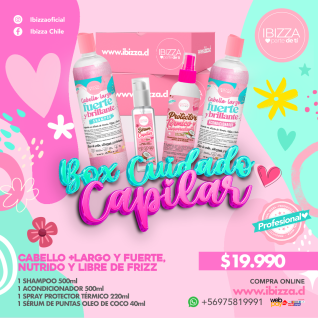 PACK CUIDADO CAPILAR   CRECIMIENTO CAPILAR  - ANTI FRIZZ- PROTECCIÓN