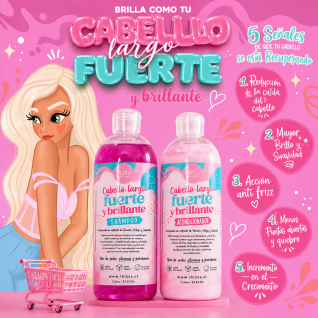 ♡ Pack Rescate Capilar: Crecimiento, Reparación & Brillo Espejo ♡